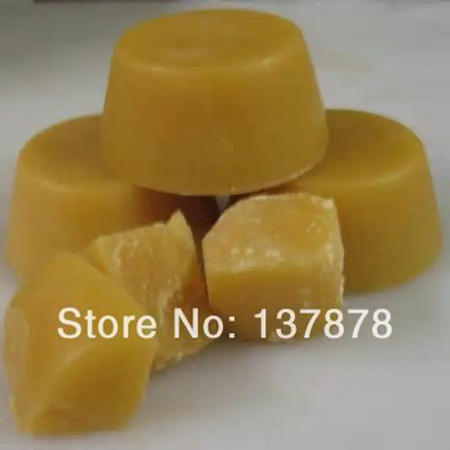 natural pure yellow beeswax slab for polishing 1kg