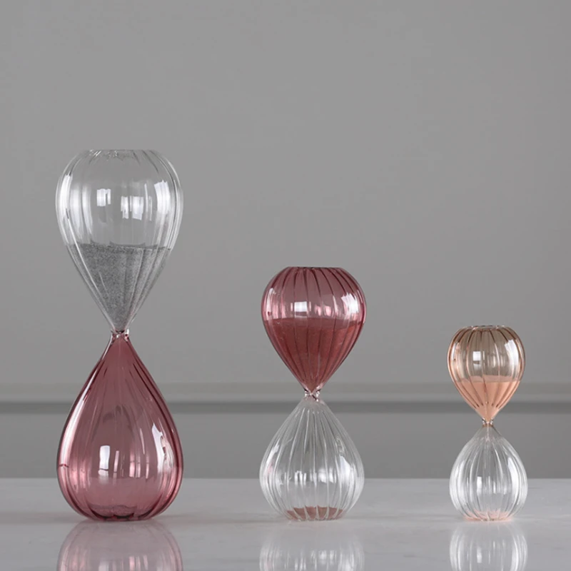 Creative Colorful Sandglass Clock Hourglass 10/30/60 Minutes Hourglass Timer Home Decorative Items Arts Gifts For kids Ampulheta