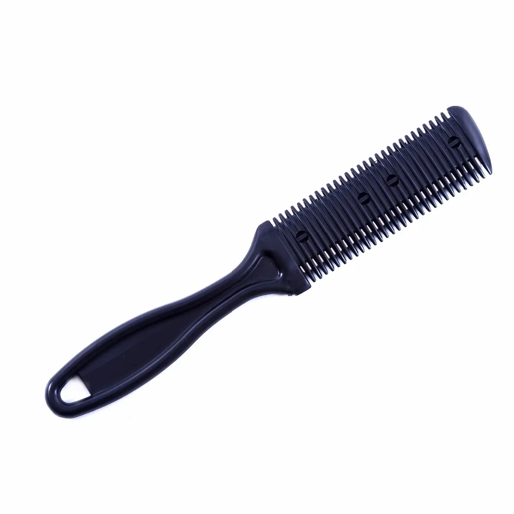 1pc/Lot Wholesale Professional Hairdressing Thinning Trimmer Colorful Hair Razor Comb Scisso