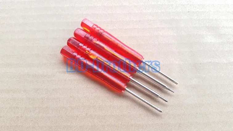 

Good Qulity 0.8 Pentalobe /1.5,2.0 Phillips / 2.0 Straight Red Screwdrivers Tools for i Phone Phone Repair 5000pcs/lot