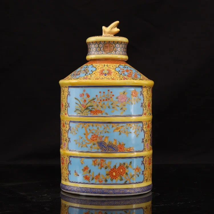 

Jingdezhen Antique Enamel Vase Qing Yong Zheng Tea Gilt Antique Porcelain Ancient Porcelain Collection