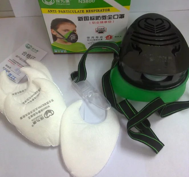 POWERCOM N3800 Anti-Dust Respirator Filter Paint Spraying Cartridge Gas Mask New Brand New High Quality