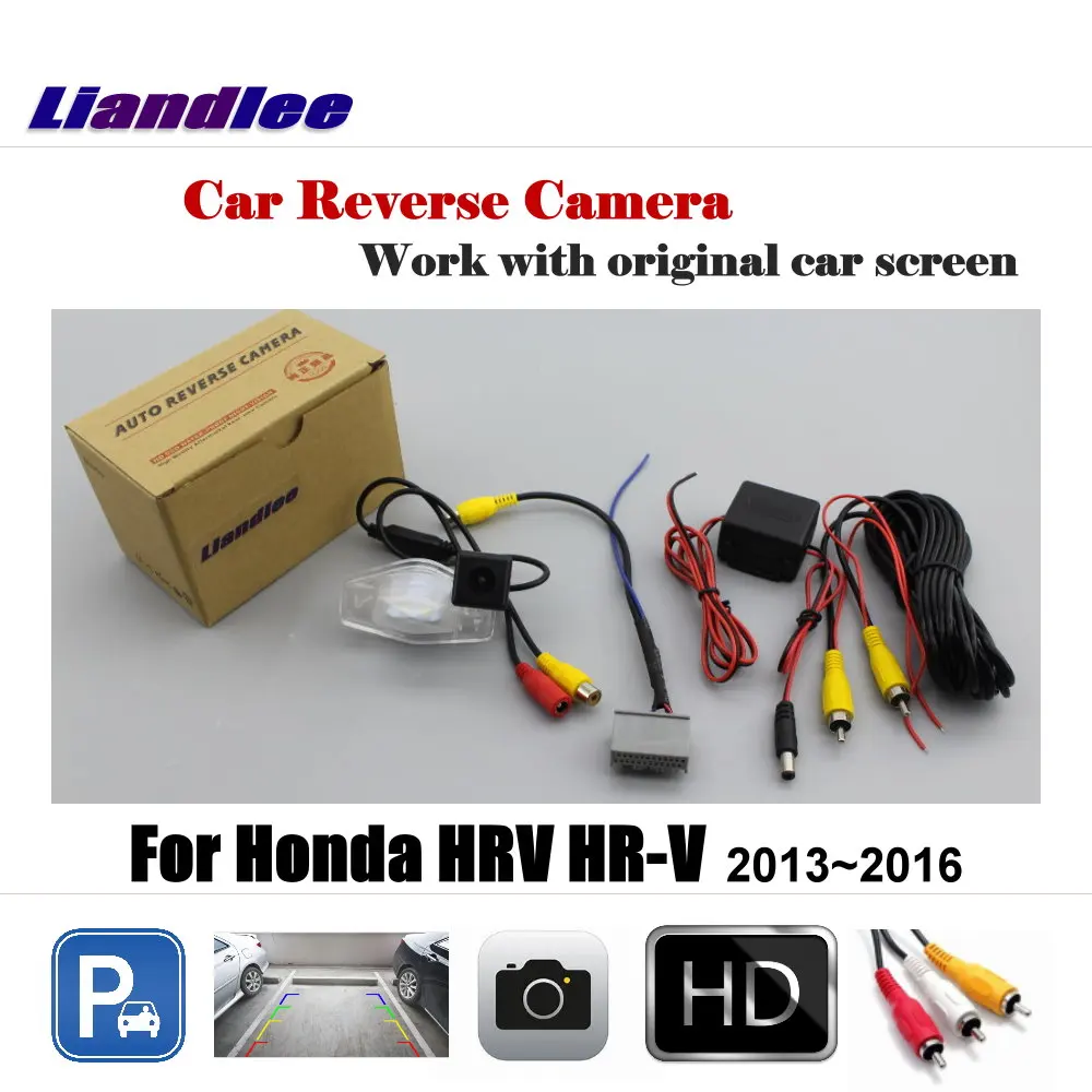 

For Honda HRV HR-V Vezel 2013~2017 Car Rearview Reverse Parking Camera Rear View AUTO HD CCD NTSC OEM CAM With RCA Adapter