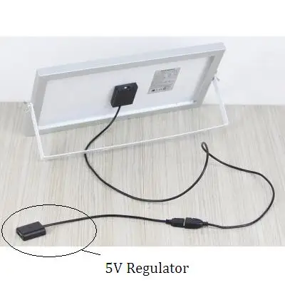 Mono Crystalline Solar Panel 6V  8W  With Bracket And Voltage Controller