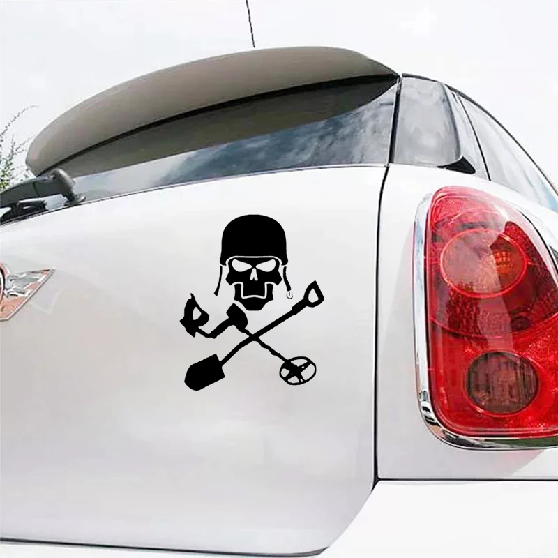 14x17cm Treasure Hunter V5 Funny Car Sticker Vinyl Decal Car Styling Car Accessories Pegatinas Para Coche 2