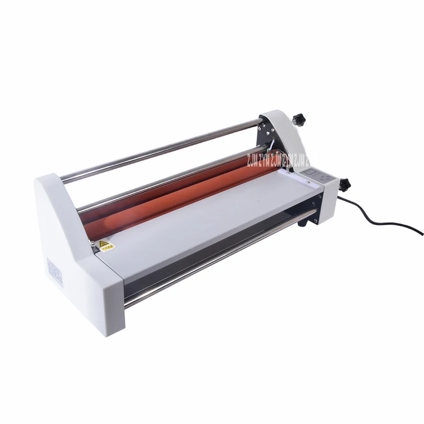 220V/50Hz 450mm Digital Four Rollers Hot&Cold Roll Laminating Machine Laminator V480 photo paper laminator