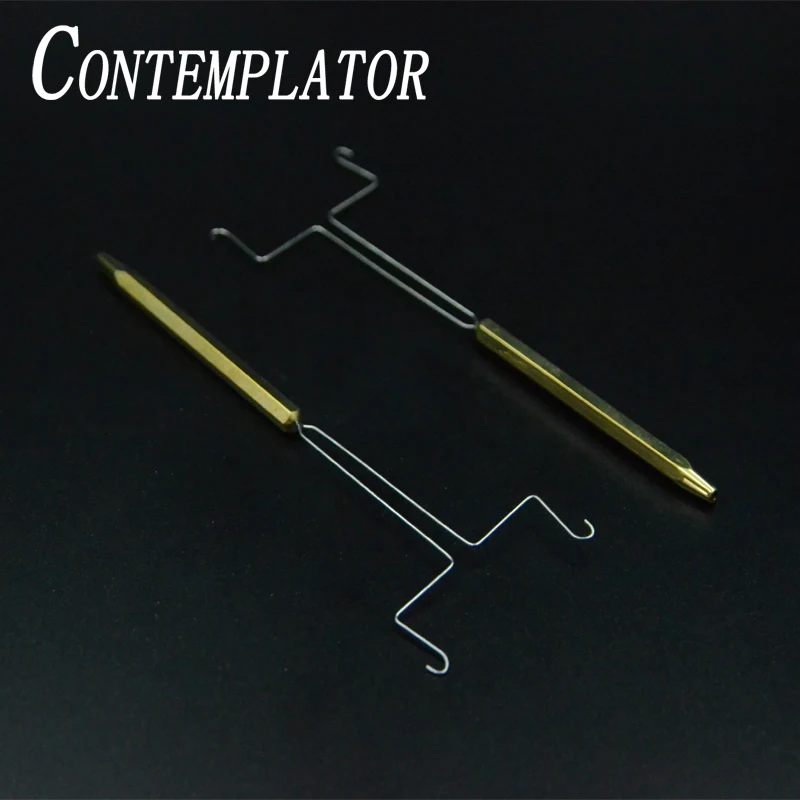 Kontemplator 1pc drut dzielony w kształcie litery Y dubbing twister fly narzędzie połowowe half hitch mosiężny uchwyt wiązanie muchowe tackle dubbing partner