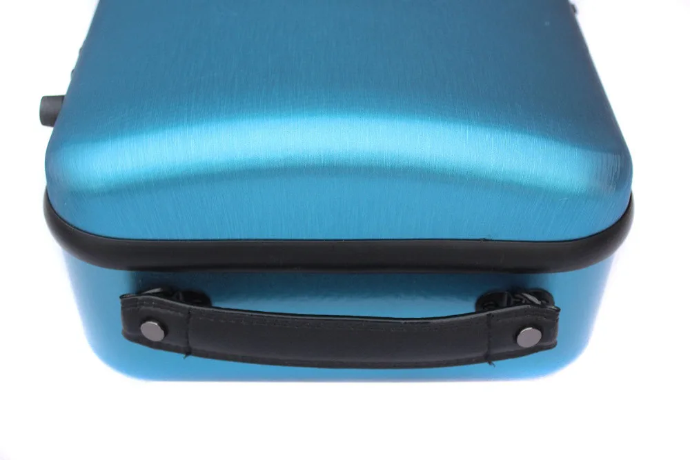 Violin case composite Carbon Fiber Strong Light Hard Case Metallic blue New 4/4