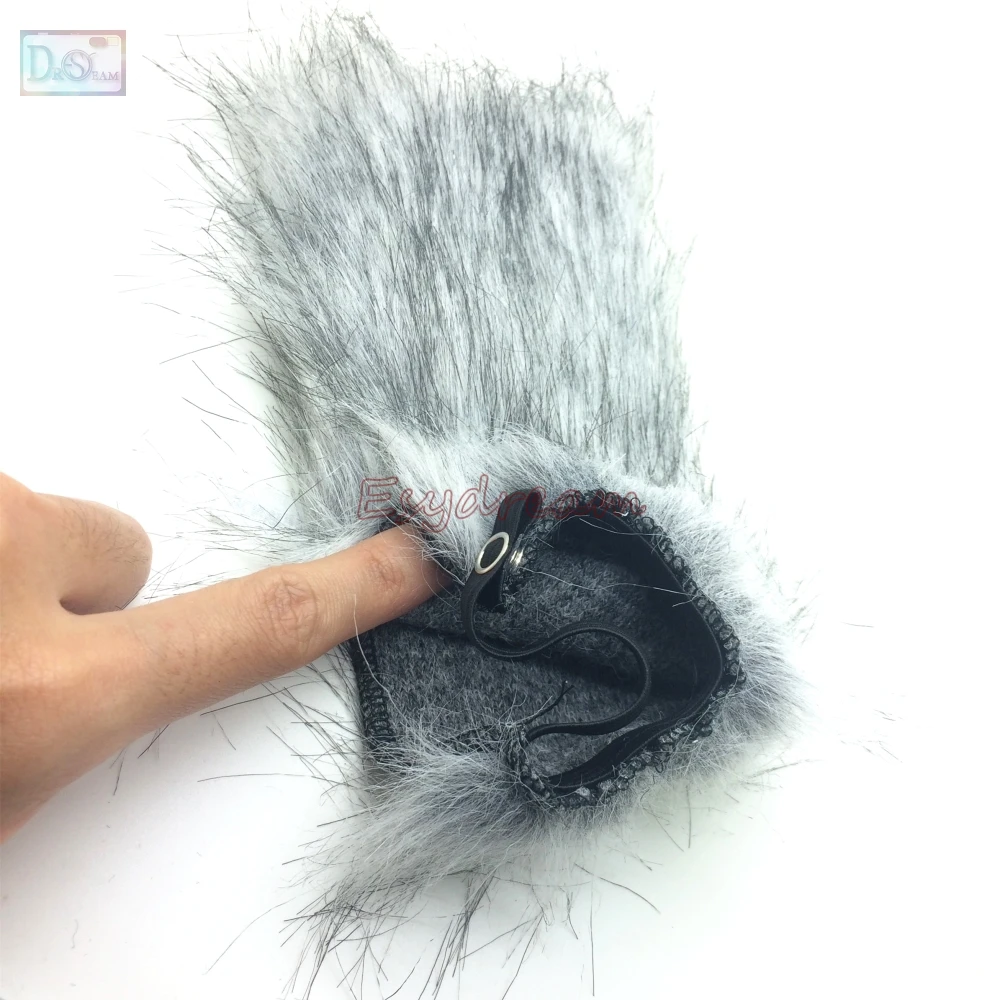 Professional Outdoor Dusty MIC Furry Cover Windscreen Windshield Muff for BOYA BY-VM190 BY-VM190P BY VM190 VM190P Microphone