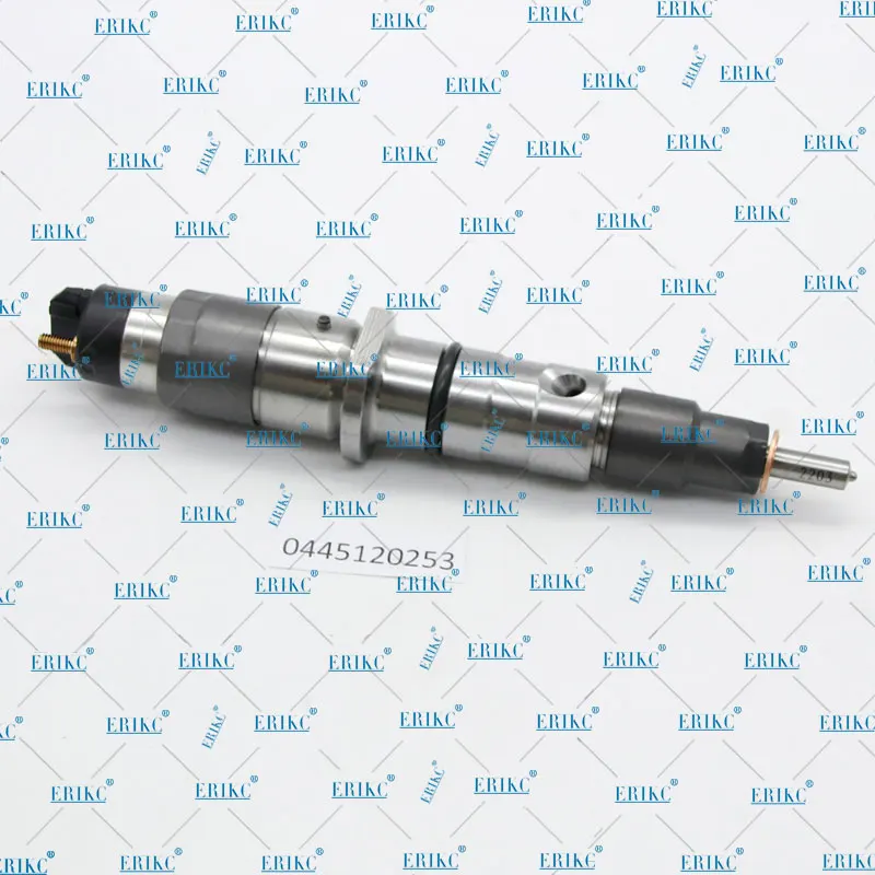 ERIKC 0 445 120 253 Diesel Injector Parts 0445120253 Common Rail Pump Inyector 0445 120 253 Nozzle DLLA126P2205 for Cummins