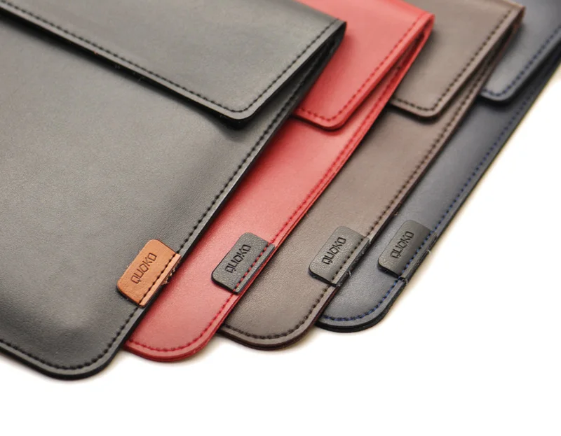 Transversal style of briefcase laptop sleeve pouch cover,microfiber leather laptop sleeve case for Dell XPS 13/15