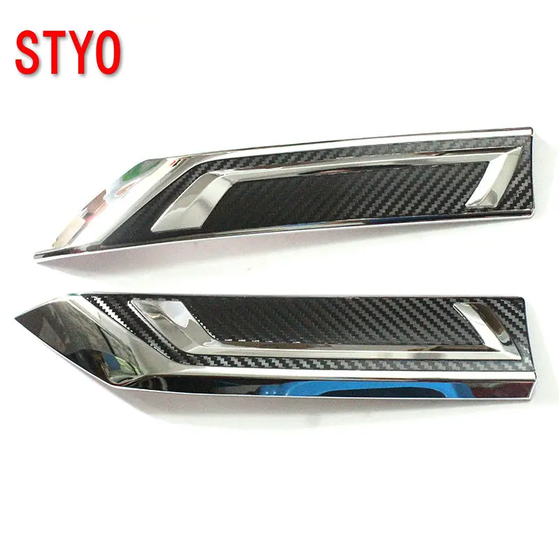 

STYO ABS Chrome Front Grille Cover Strip Trim Car Styling For Toyota Rav4 Hybrid XA50 2019 2020