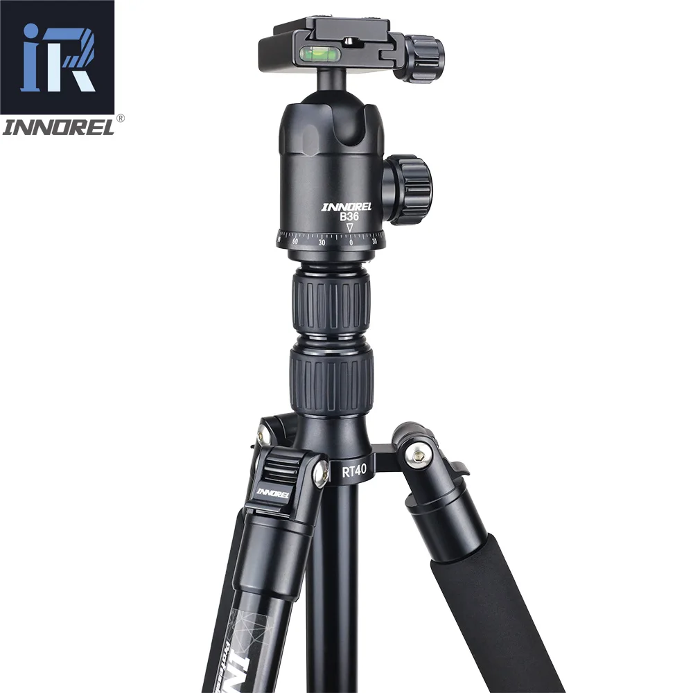 RT40 Professional Travel tripod monopod Compact Aluminum camera stand for DSLR Camera Upgraded from E306 Better than Q999 Q999S