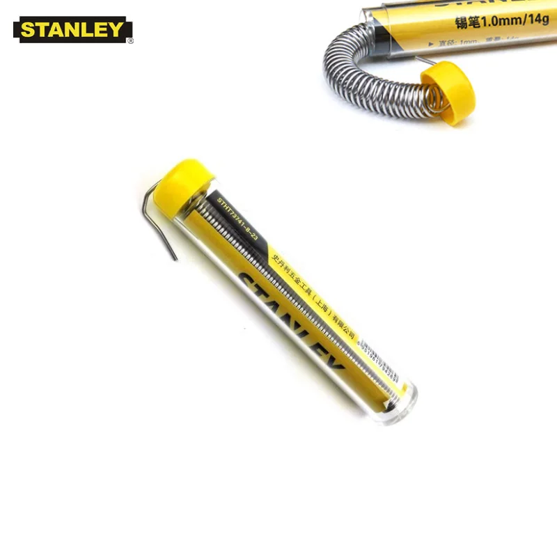 

Stanley 1pcs excellent solder wire with flux rosin core tin lead 63 37 1mm 0.039" dia. 14g 0.49oz electrical DIY soldering mini