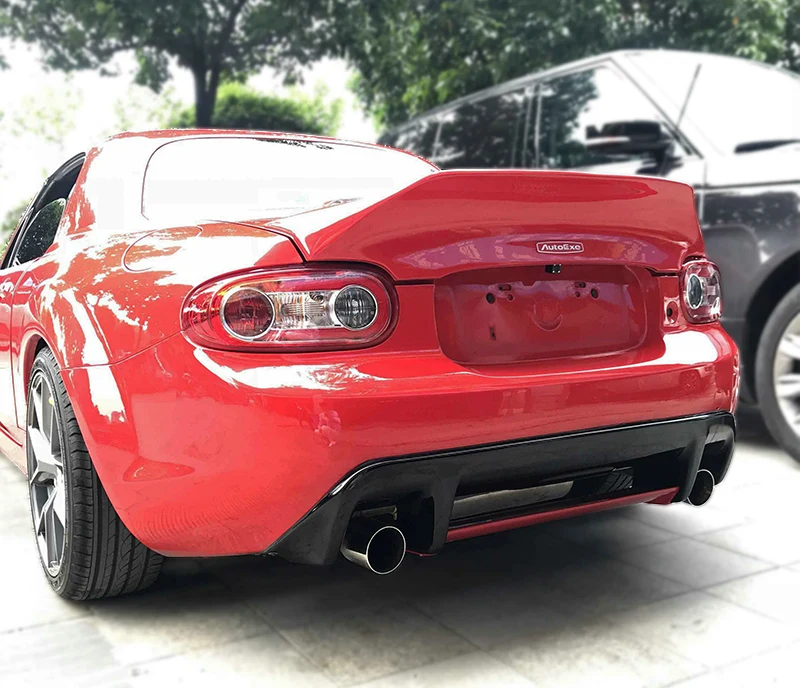 For MX5 NC NCEC Roster Miata EPA Rear Duckbill Spoiler (PRHT Hard Top Only) Car-styling FRP FiberGlass Rear Trunk Wing