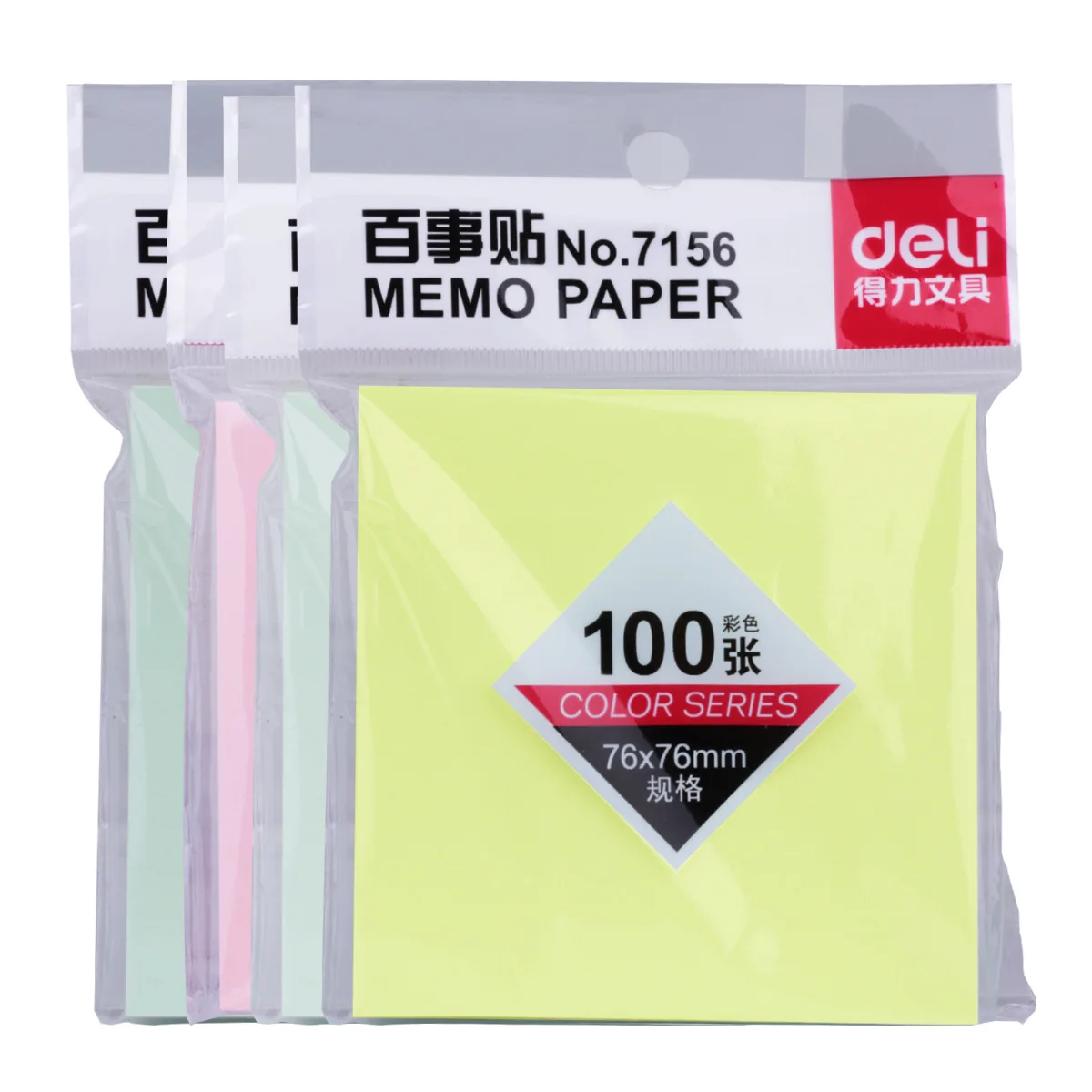 7156 Note Paper color Instant Post 76*76 Mm Office student memo pad sticky note
