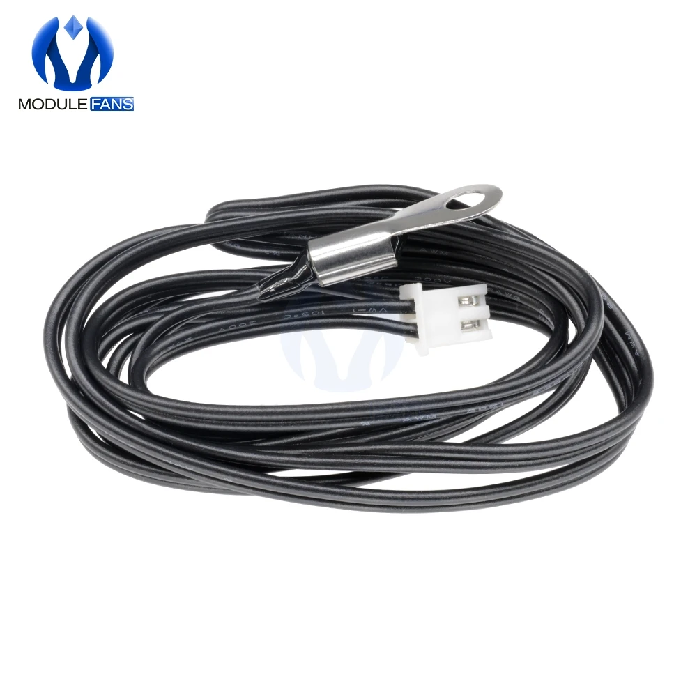 W1209 0,3 m 0,5 m 1m 2m 3m Wasserdichte Ntc Genauigkeit Temperatur Sensor 10K 1% 3950 draht Kabel Sonde Für Arduino W1401 – Detail 10