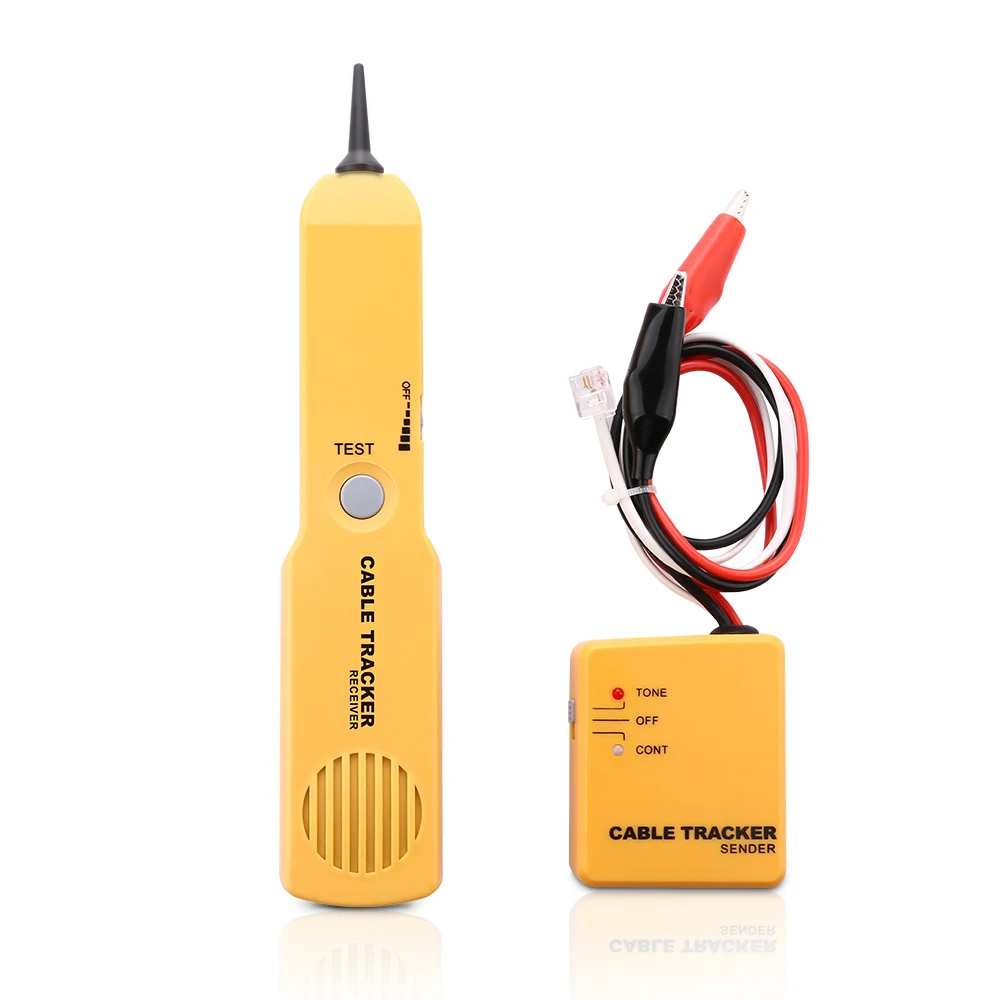 RJ11 Network Tools Kit  Cable Tracker Wire Tester Cable Finder Toner Diagnose Tone Telephone Line Finder Detector