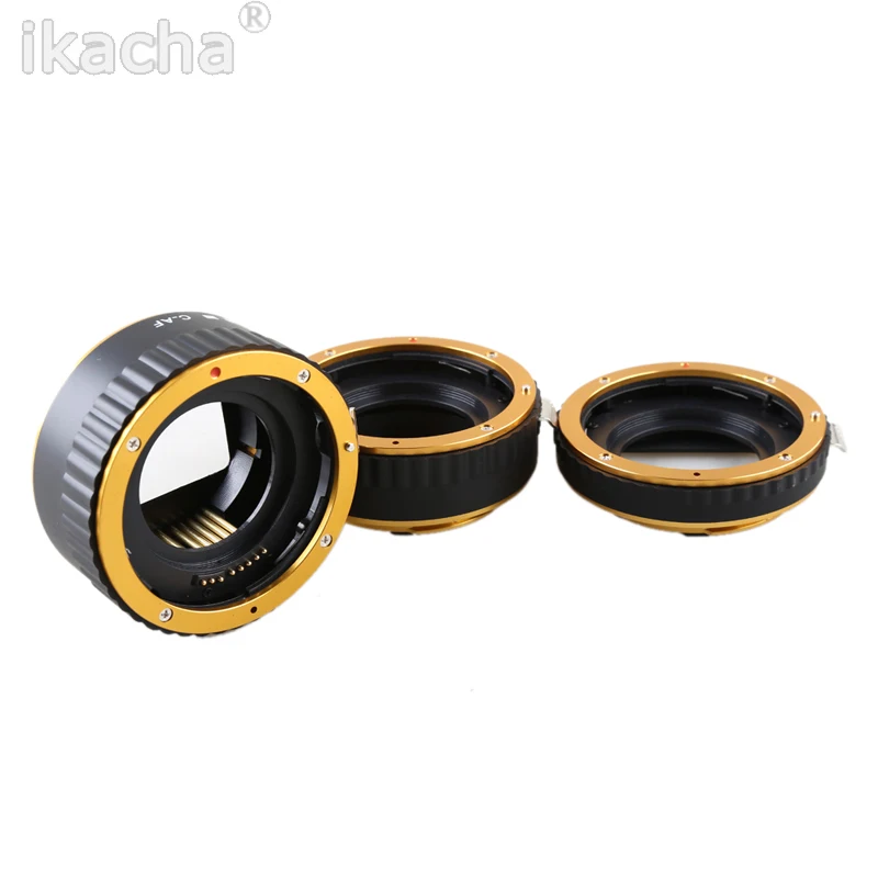 メタルafオートフォーカスマクロエクステンションチューブ/キヤノンeos ef 5d 5d2