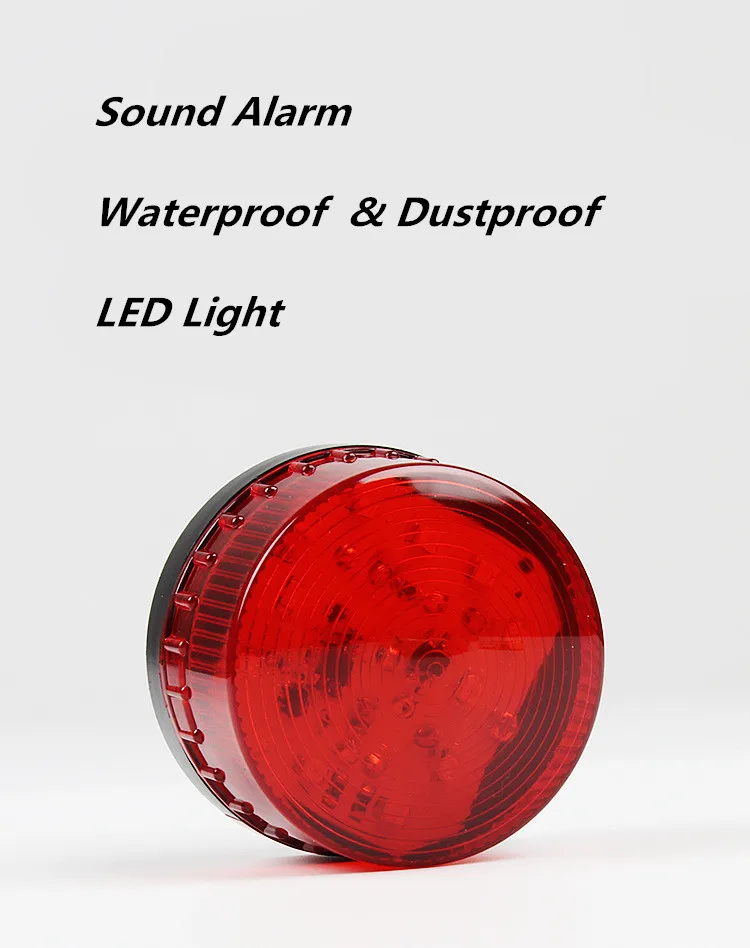 4 color LTE-5061 Signal Warning light Waterproof 220V Indicator light LED Lamp small Flashing Light Security Alarm