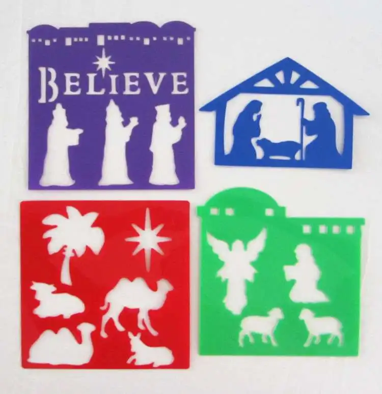 Children Puzzle Early Painting Religious Belief Drawing Board Sketchpad Toy Stationery Template Tools Unisex Plastic 2021