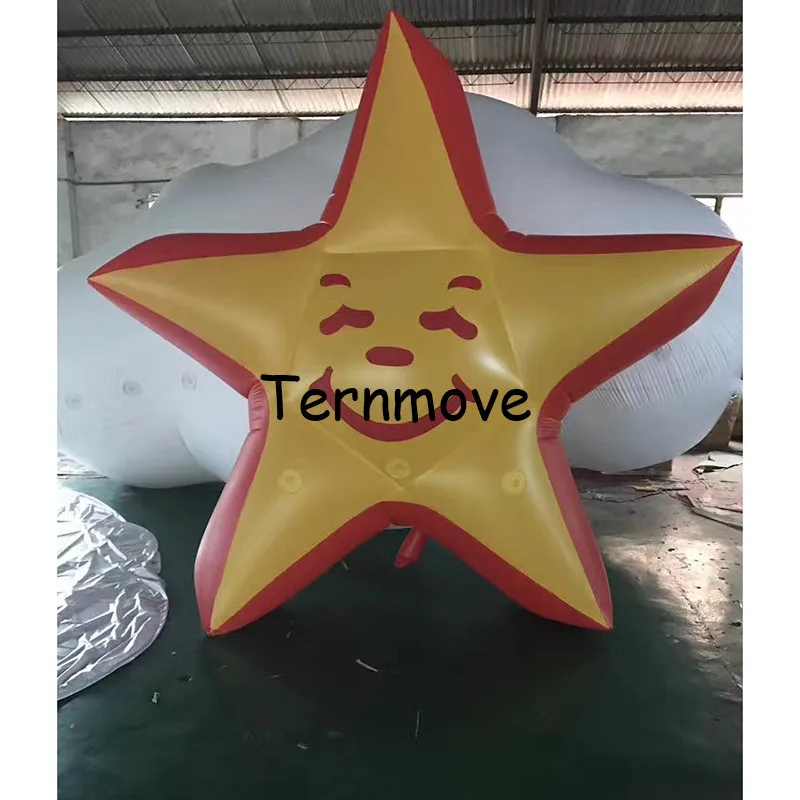giant inflatable five pointed star for advertising,Custom PVC inflatable big product Custom cartoon characters