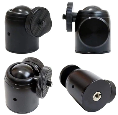 Manbily Mini Ball Head Tripod Head of 360 Swivel DSLR DV Camera Tripod Dsr Ballhead 1/4