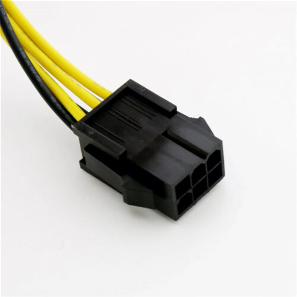1 قطعة PCI-e 6 دبوس إلى 6 + 2 دبوس 8-دبوس محول الطاقة موصل كابل PCI-E PCI اكسبرس الحبل 22 سنتيمتر