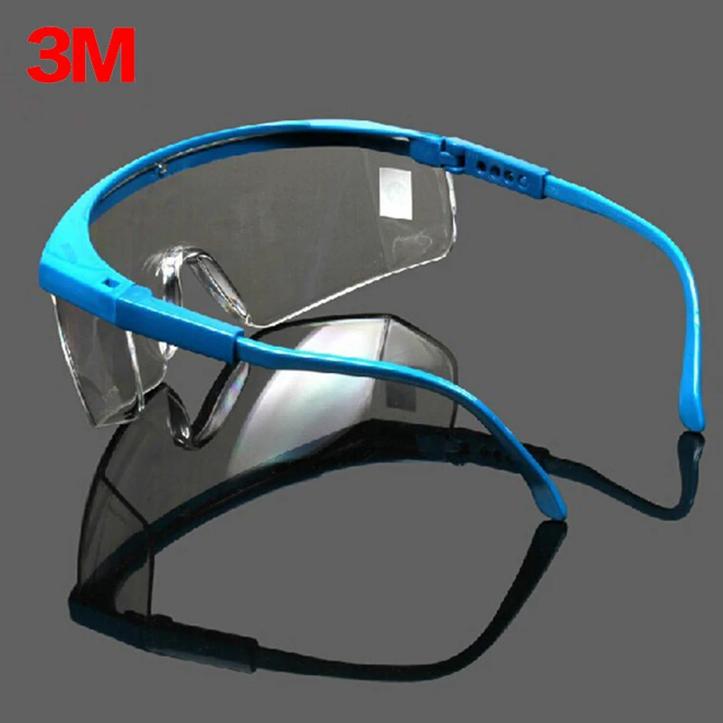 3M 1711AF Safety Glasses Goggles Anti-wind Anti sand Anti Fog Anti Dust Resistant Transparent Glasses protective eyewear