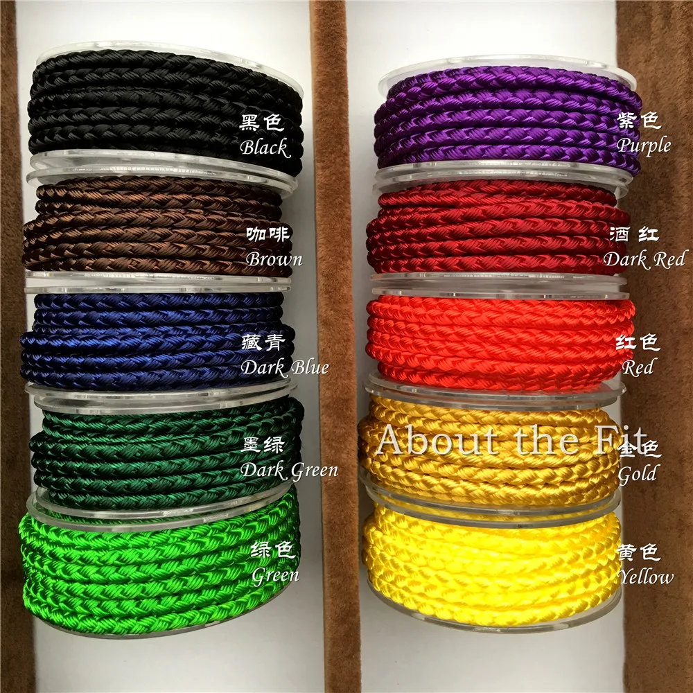 

About the Fit 3.0mm 8M/Roll Jewellery Thread And Clothing Accessories Jewelry Cords Rope For Jewelry Making