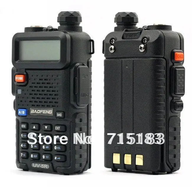 2016 HEIßER Baofeng UV-5R dual-band-funkgeräte mit hörmuschel Baofeng UV5R 5 Watt 128CH FM VOX UHF + VHF Tragbaren walkie talkie