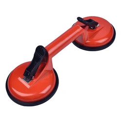 1PC 75kg 80kg Double Claw Aluminum Alloy Glass Sucker Ceramic Tile Floor Suction Cup Car Puller Dents Remover Dia 125mm NEW