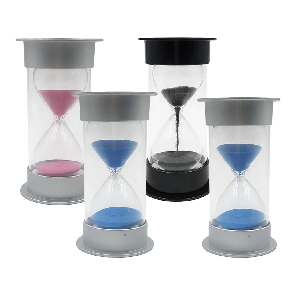 10/15/20 Seconds /2 Minutes Colorful Sandglass Hourglass Sand Clock Timer Counter On Countertop Shelf Decor Ornament  Kids Gift