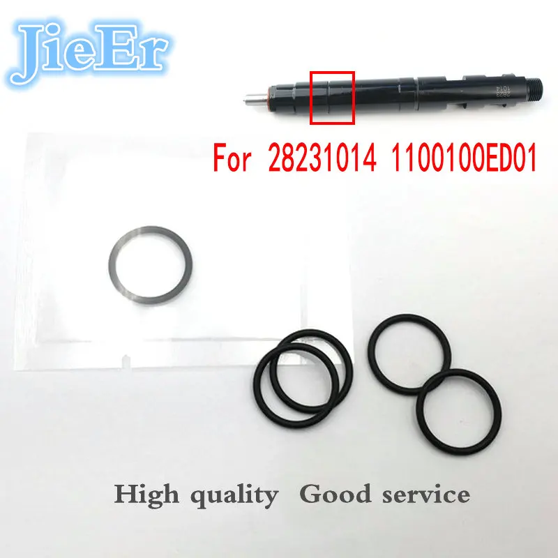 

28392662 genuine control valve for 28231014 injector Great Wall 1100100ED01 Fuel injector black Rubber ring seal