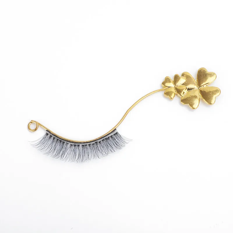 2pcs False Eyelash Style Display Board Eyelashes Try on Effect Exhibit Auxiliary Tool Assistor with Magnet