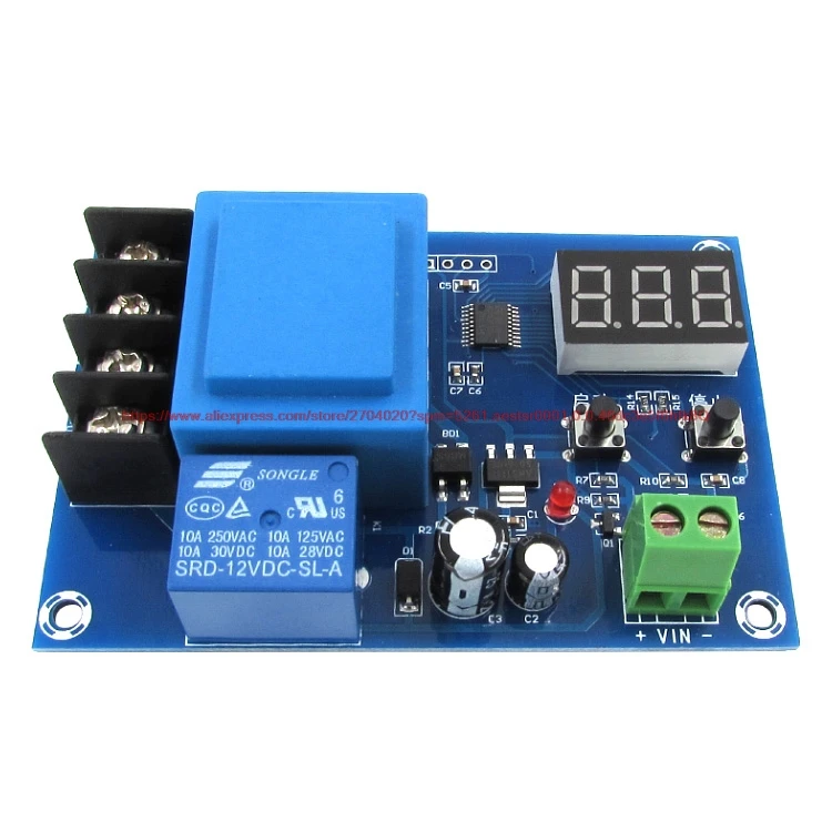 Módulo de control de carga de batería de litio, control digital de XH-M602, placa de protección de interruptor, nuevo