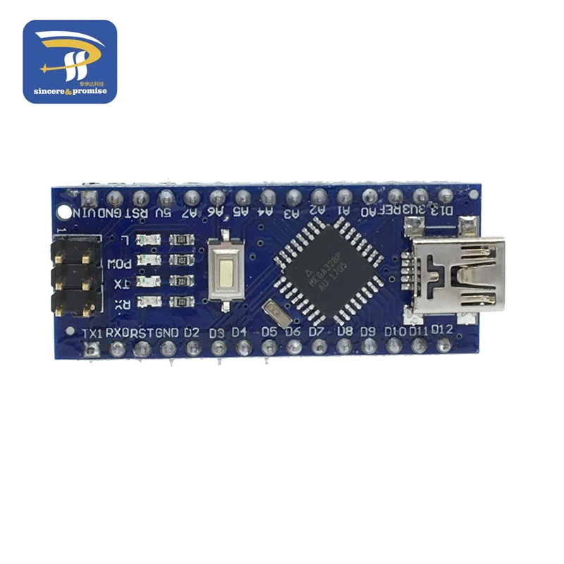 Geschweißtes nano 3.0 ch340g atmega328 mini ch340c controller board modul für arduino ch340 atmega328p usb v2.0 treiber mit kabel – Detail 6