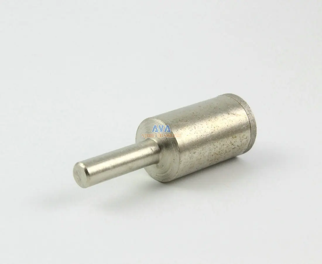 3 Pcs 16mm Diamond Mounted Point Spherical Concave Head Grinding Bit Grit 600