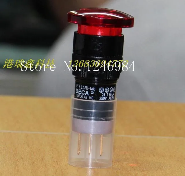 [SA]M16 no lock reset button switch DECA Taiwan Progressive Alliance round single red mushroom head P16LMR3-1AB--10pcs/lot