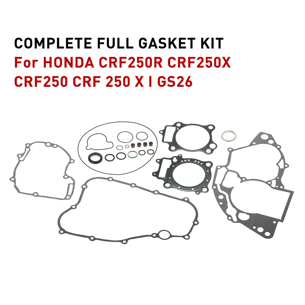 COMPLETE FULL GASKET KIT For HONDA CRF250R CRF250X CRF250 CRF 250 X I GS26 Cover Gasket