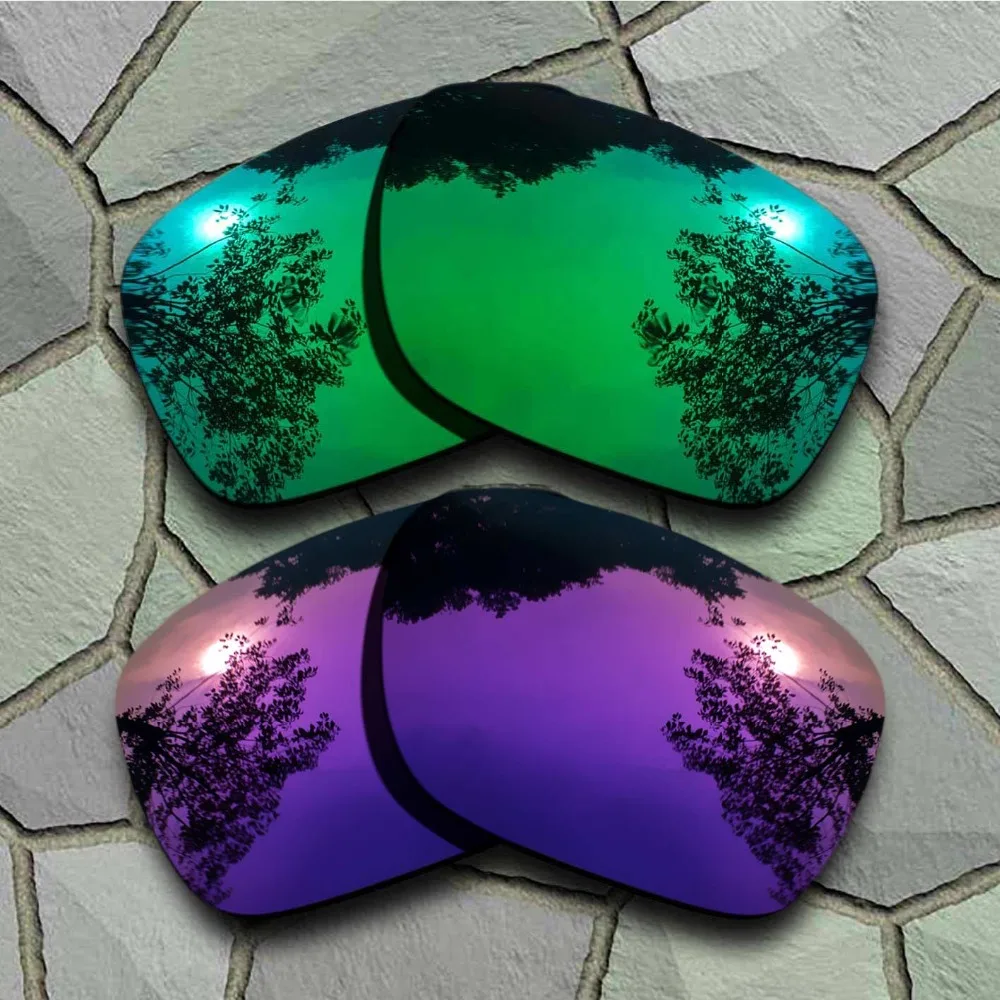 

Jade Green&Purple Sunglasses Polarized Replacement Lenses for Oakley Holbrook-(TAC)