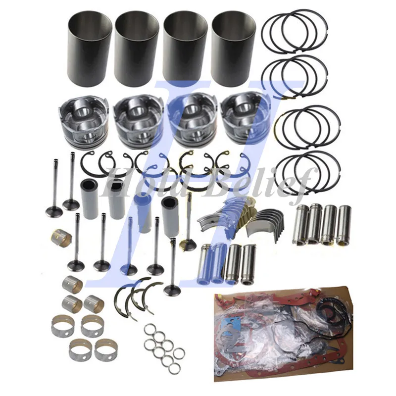 4D95S-W-1 Engine Overhaul Rebuild Kit For Komatsu D20P-6 D20PL-6 D20Q-6 Dozer