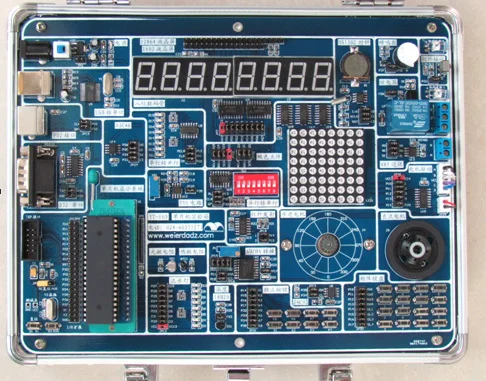     YT-16D  board of the experimental box ATmega16