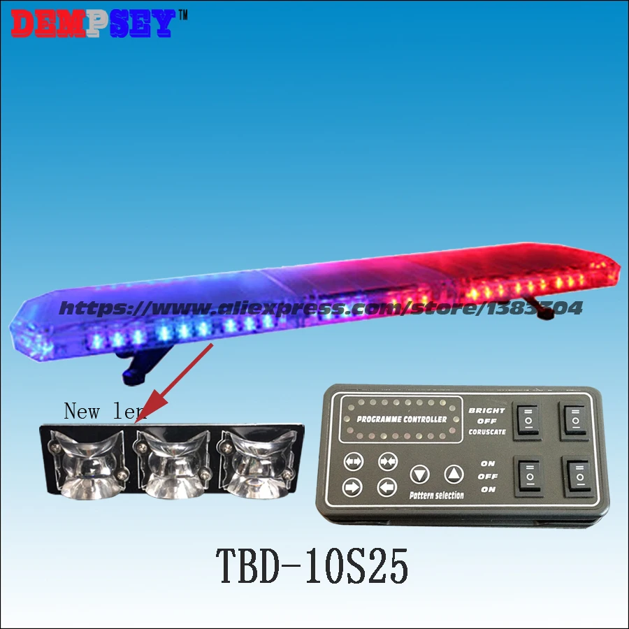 TBD-10S22 LED Emergency Warning Lightbar,Waterproof,New Len,Ambulance/fire truck/police /vehicle,Roof  strobe warning lightbar