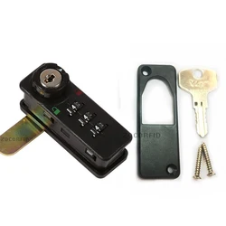 Combination Cam Cabinet Lock Black 3 digits Password Security Coded Locks For Box Cabinet Cerradura