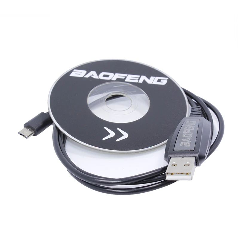 Original BAOFENG USB Programming Cable with CD firmware For BAOFENG BF-T1 Mini Radio walkie talkie BF T1