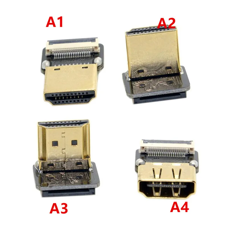 FPV Micro Mini HDTV 90degree Adapter 5cm-80cm FPC Ribbon Flat Cable Pitch 20pin for Multicopter Aerial Photography
