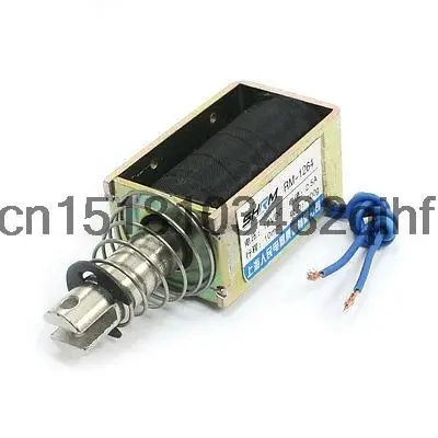 DC12V 800g/10mm Pull Type Open Frame Two Wires Solenoid Electromagnet