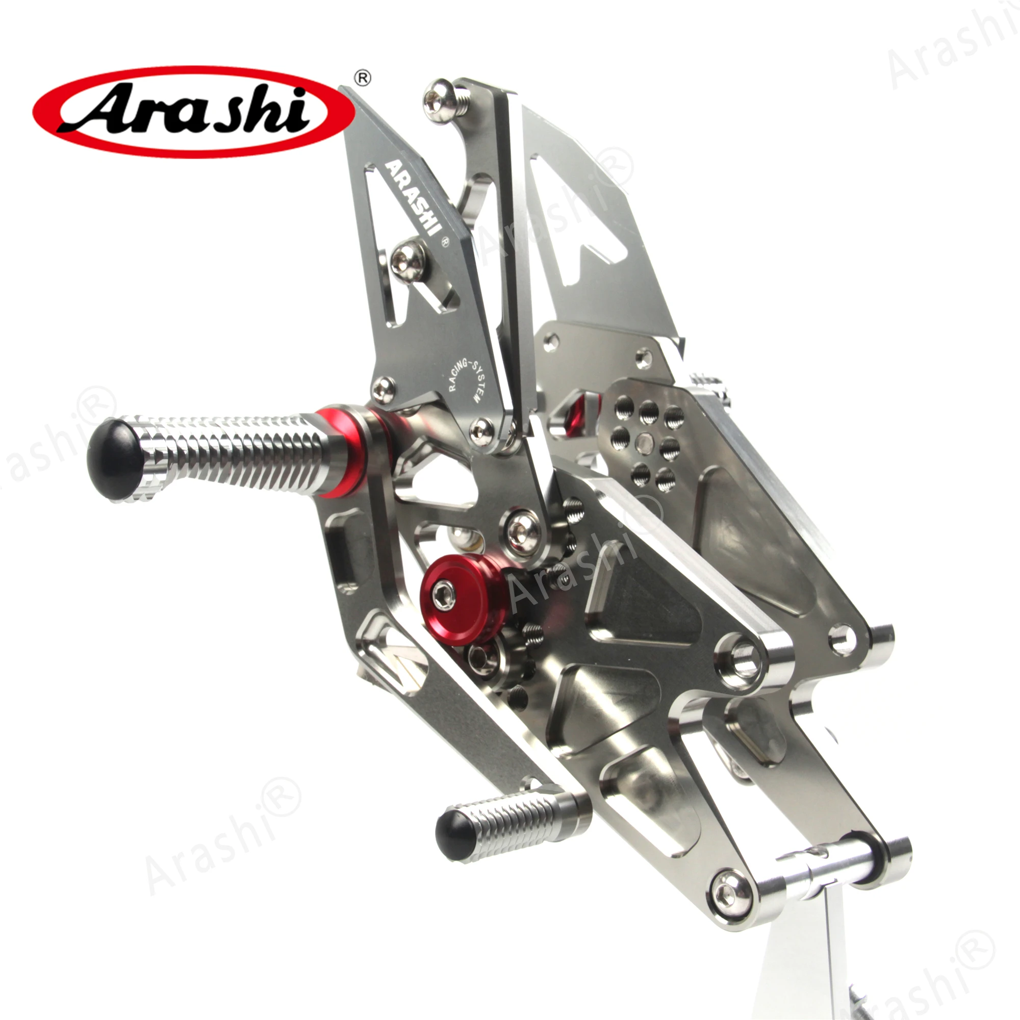 Arashi Rider Adjustable Footrest Foot Pegs For YAMAHA MT25 MT-25 2015 - 2021 Non-US model CNC MT 03 25 2016 2017 2018 2019 2021