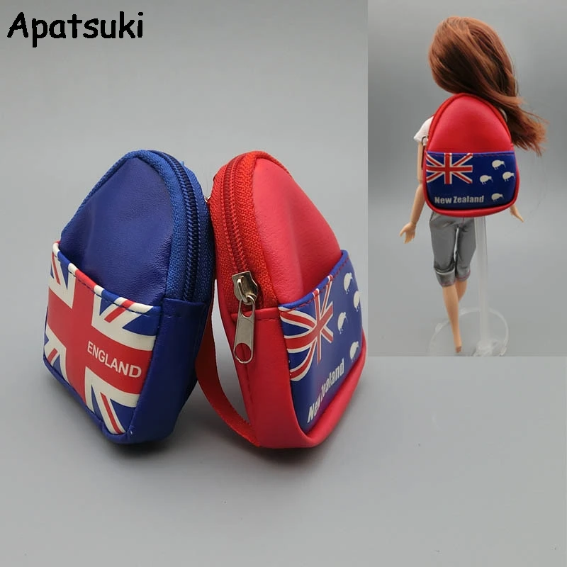 Mochila de moda para muñecas Blythe, bolsa para muñecas Barbie, accesorios para muñecas, Mini bolsa para monedas, 1/6